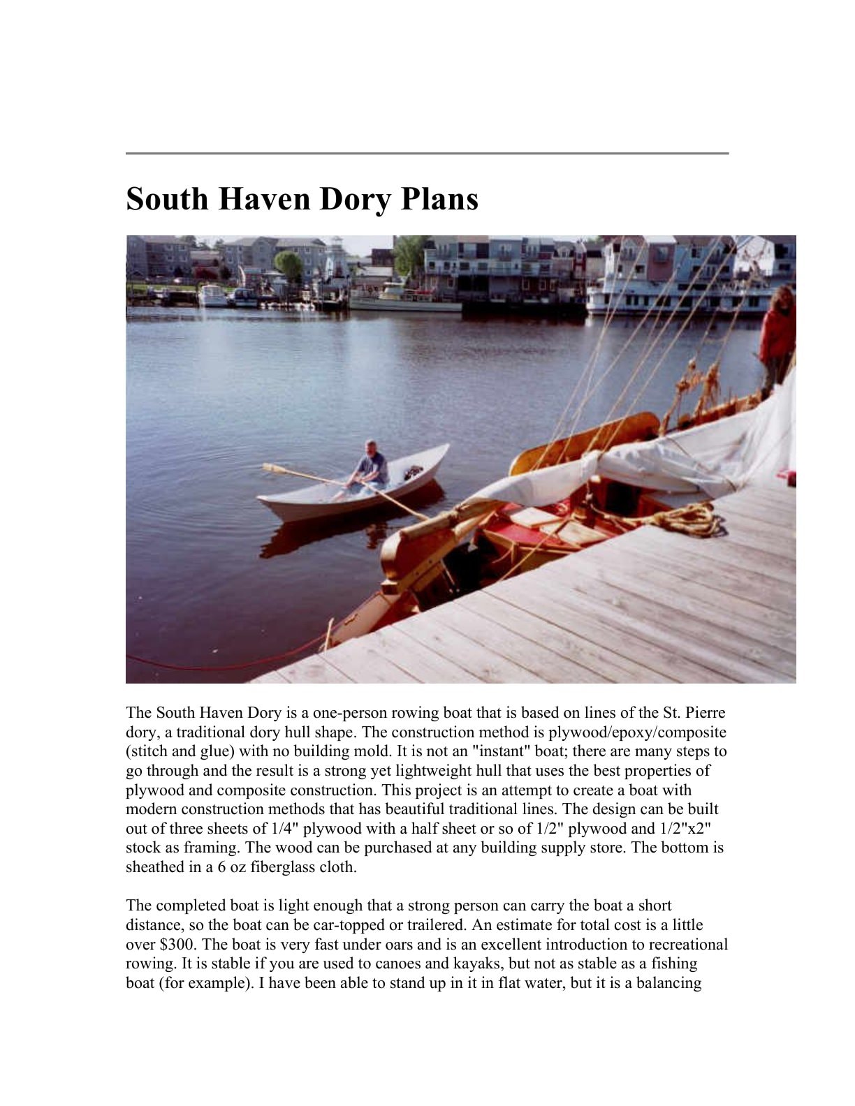 dory-plans page 1