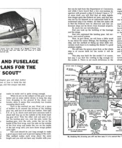 1933 Flying and Glider Manual — Complete 40-page Vintage Aircraft Plans Bundle — preview page